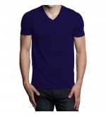 T Shirts - V neck style ( Navy Blue )